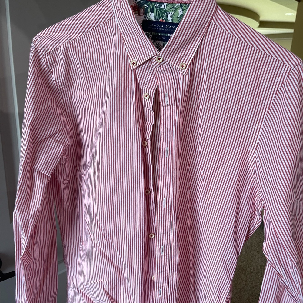 Zara button down top